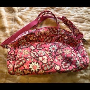 Vera Bradley Weekender in Pink Blush